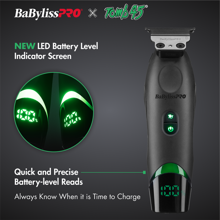 BaBylissPRO×Tomb45 プロ用バリカン BaBylissPRO x Tomb45® Wireless-Charging Hair Trimmer